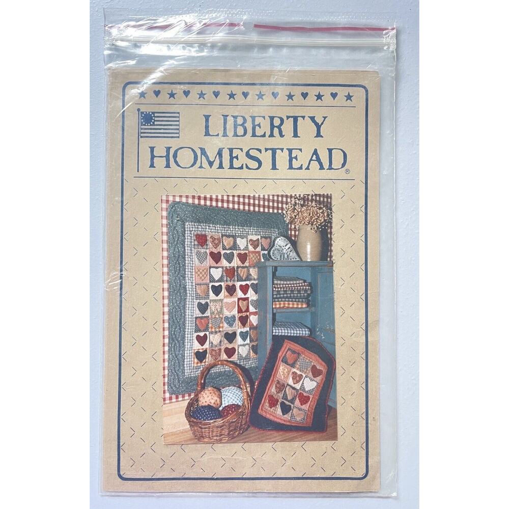 LIBERTY HOMESTEAD "Scrap Heart Quilt" Use Your Scraps!